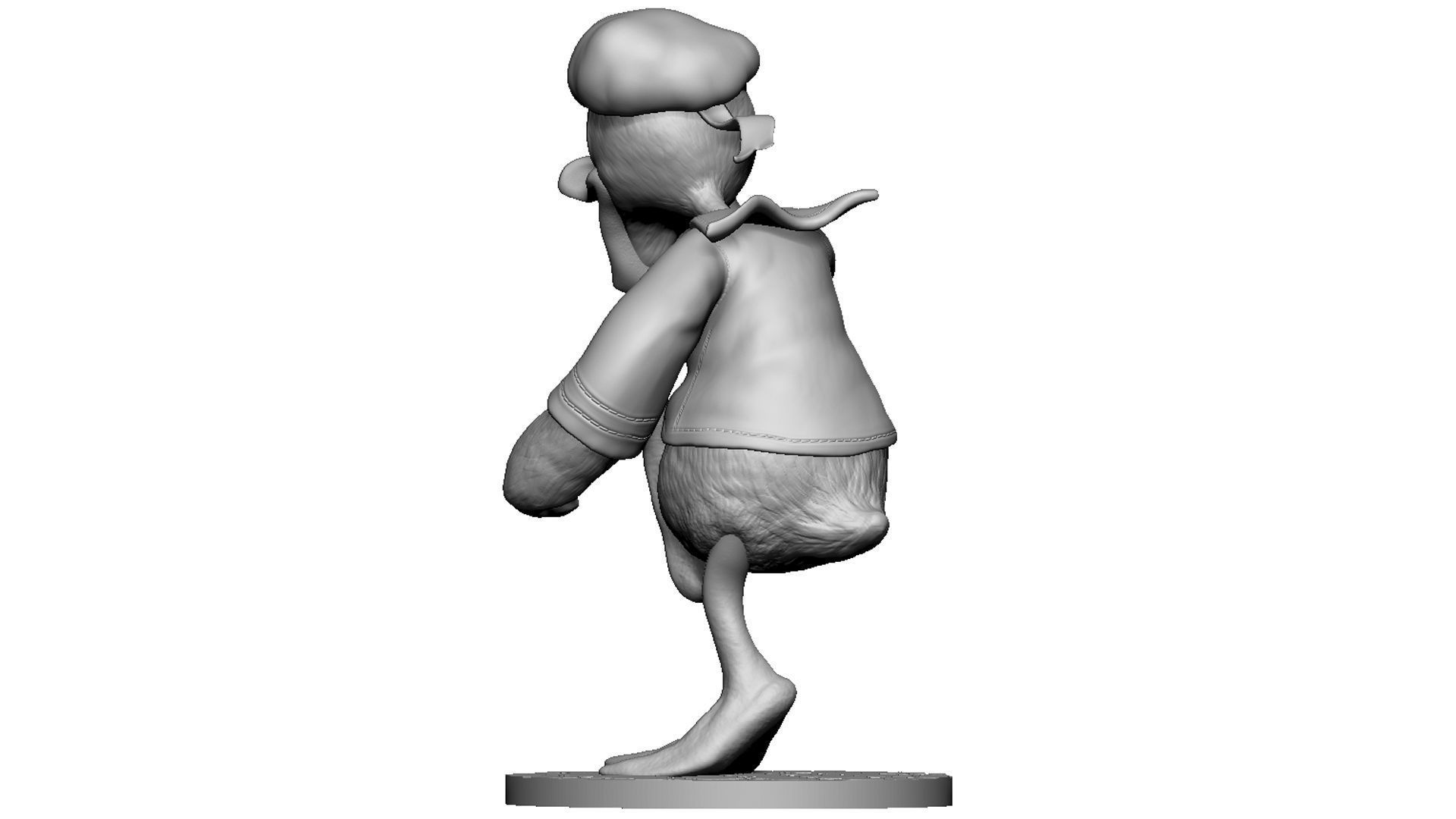 Donald Duck for 3D Printing Stl 3D print model_11