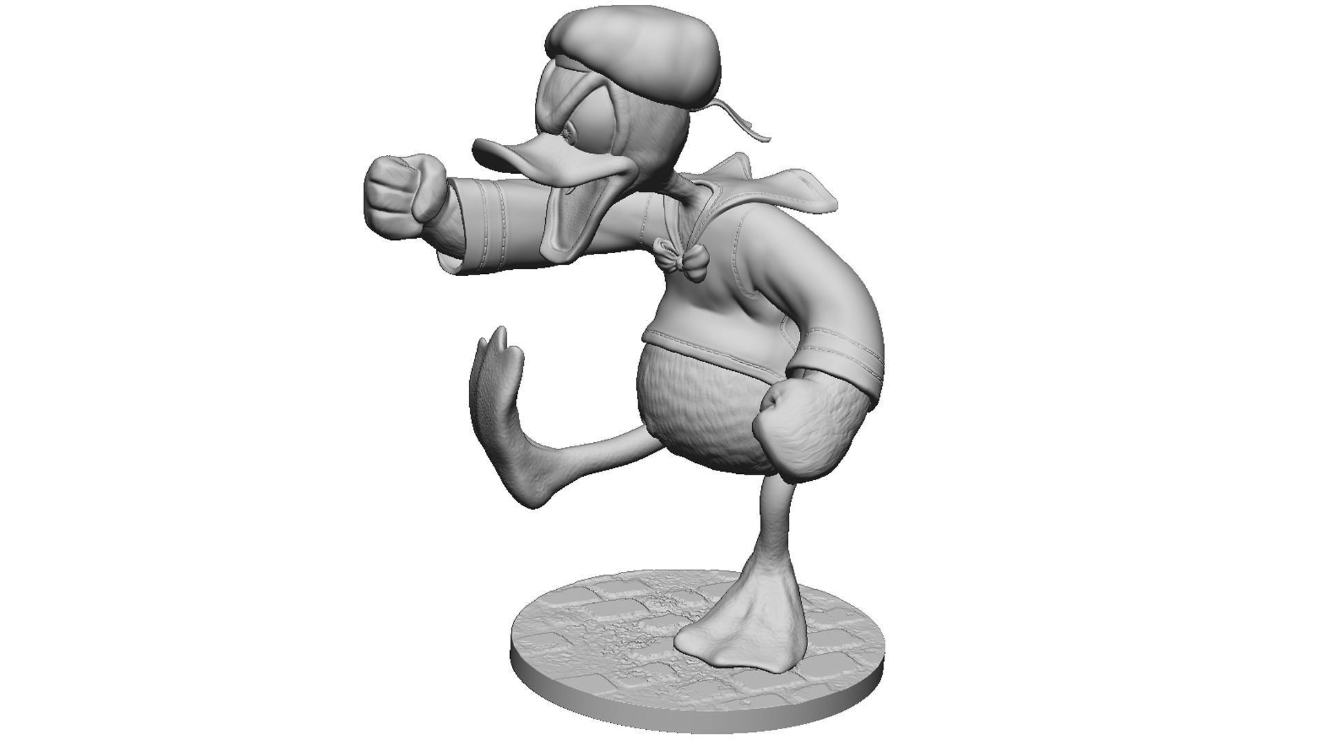 Donald Duck for 3D Printing Stl 3D print model_3