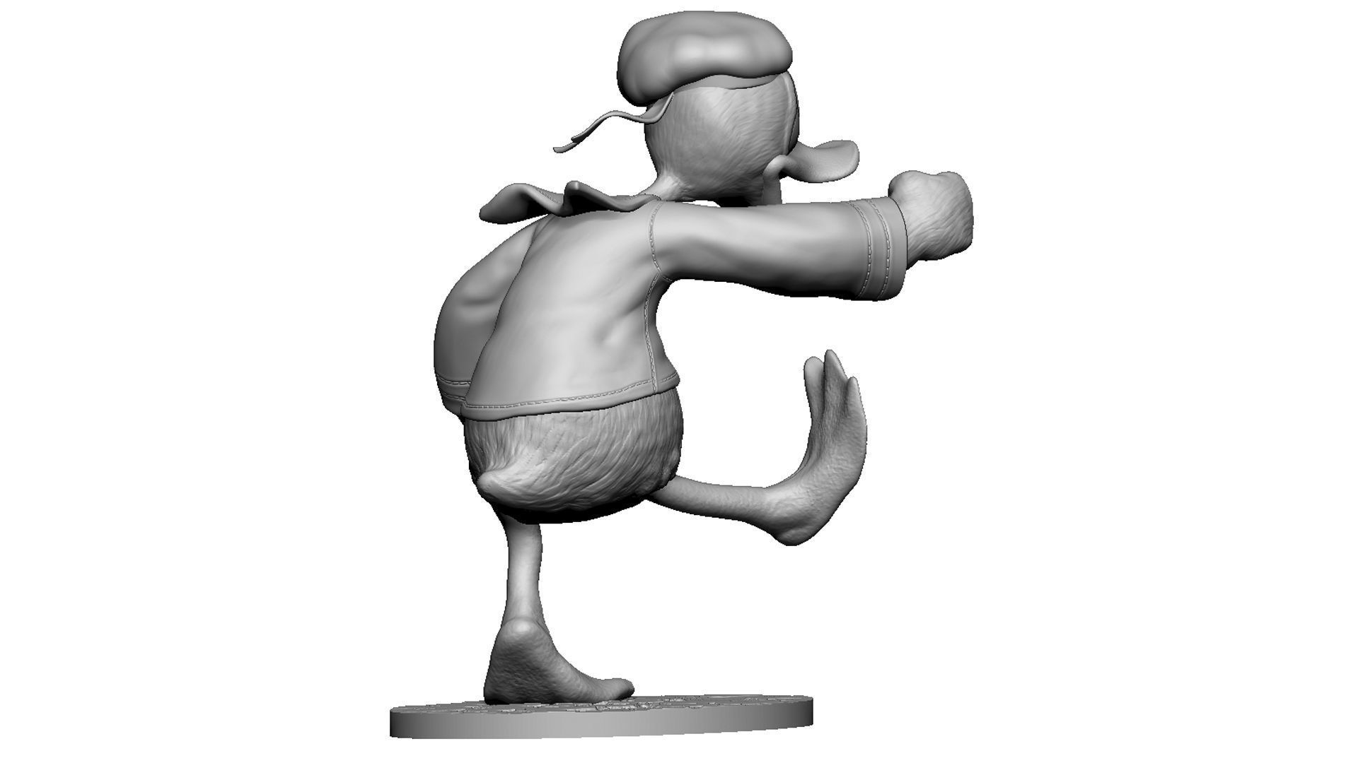 Donald Duck for 3D Printing Stl 3D print model_14