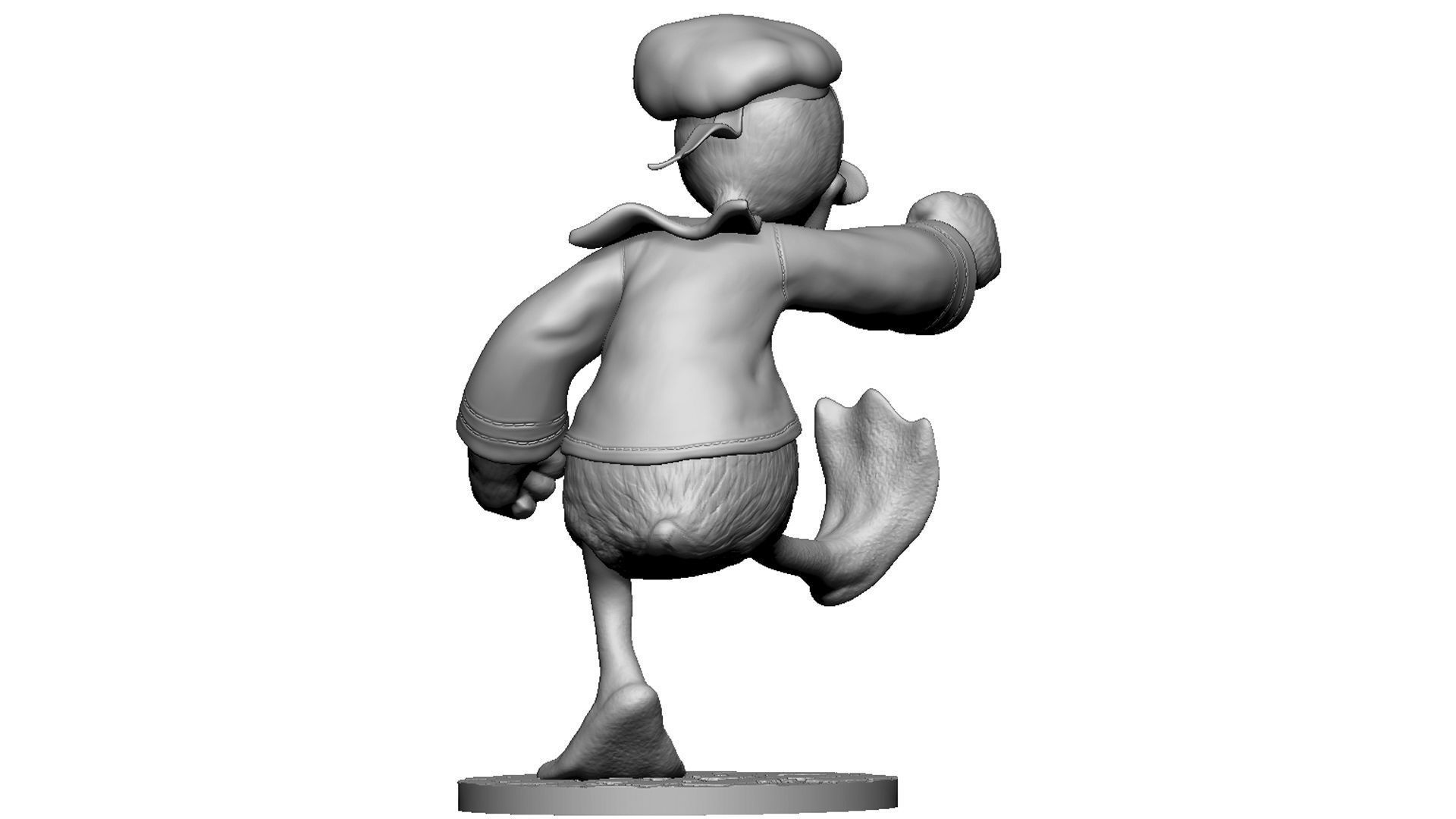 Donald Duck for 3D Printing Stl 3D print model_13