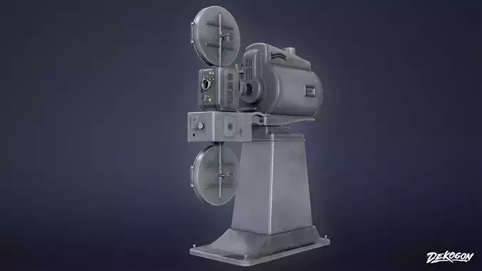 JOBSITE - Movie Projector 01 - LOW POLY AND NANITE