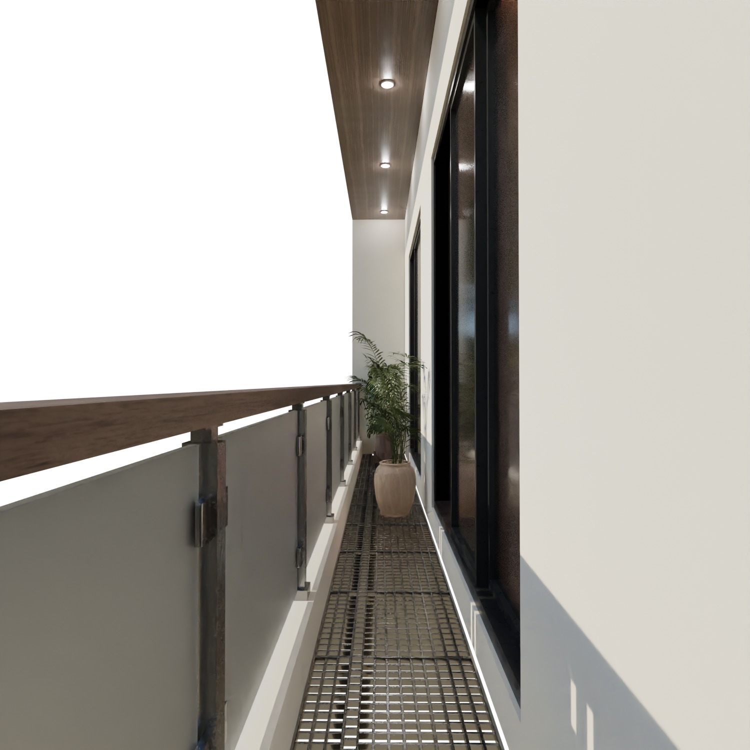 2 BHK Apartment Interior with Assets DS2 Low-poly 3D model_19