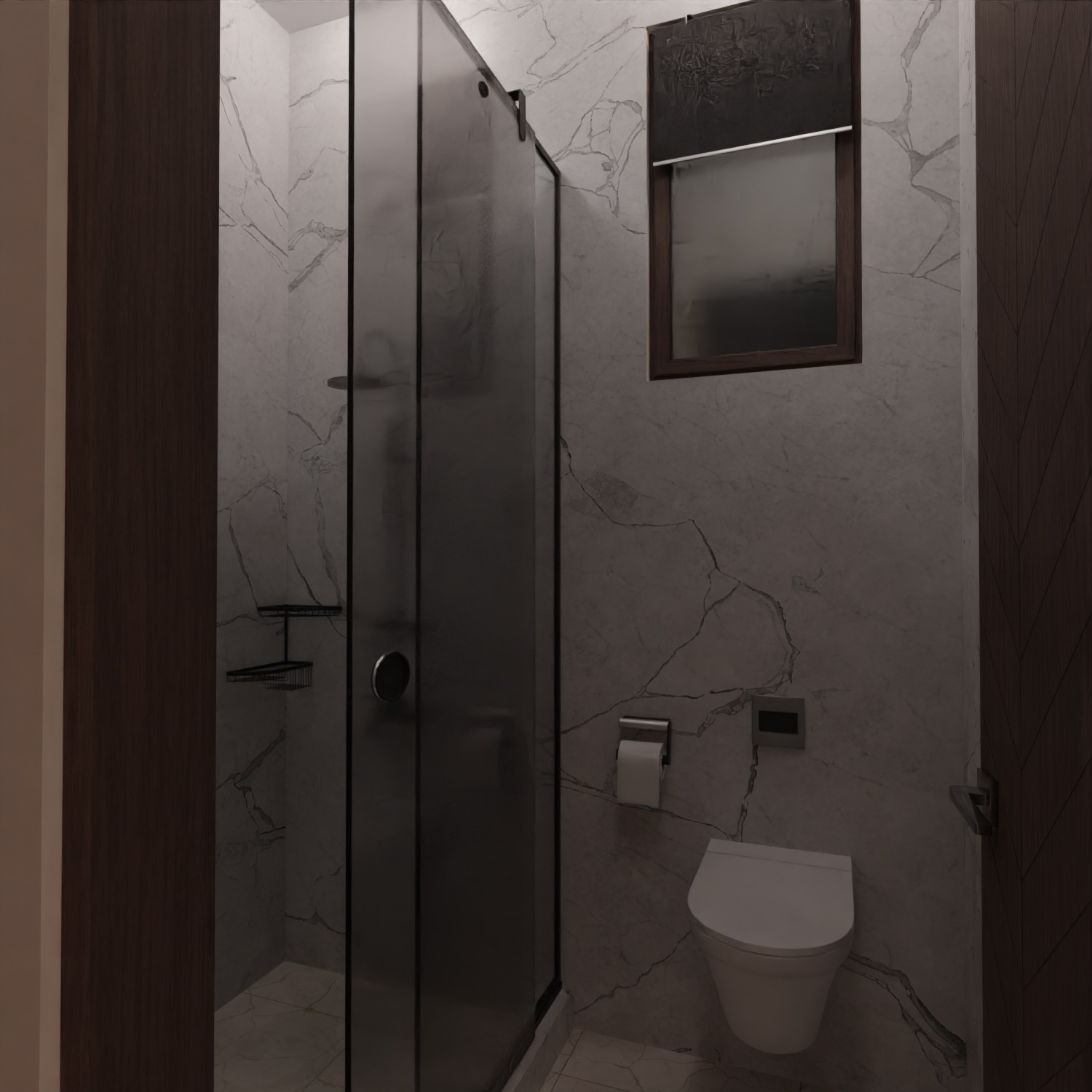 2 BHK Apartment Interior with Assets DS2 Low-poly 3D model_9