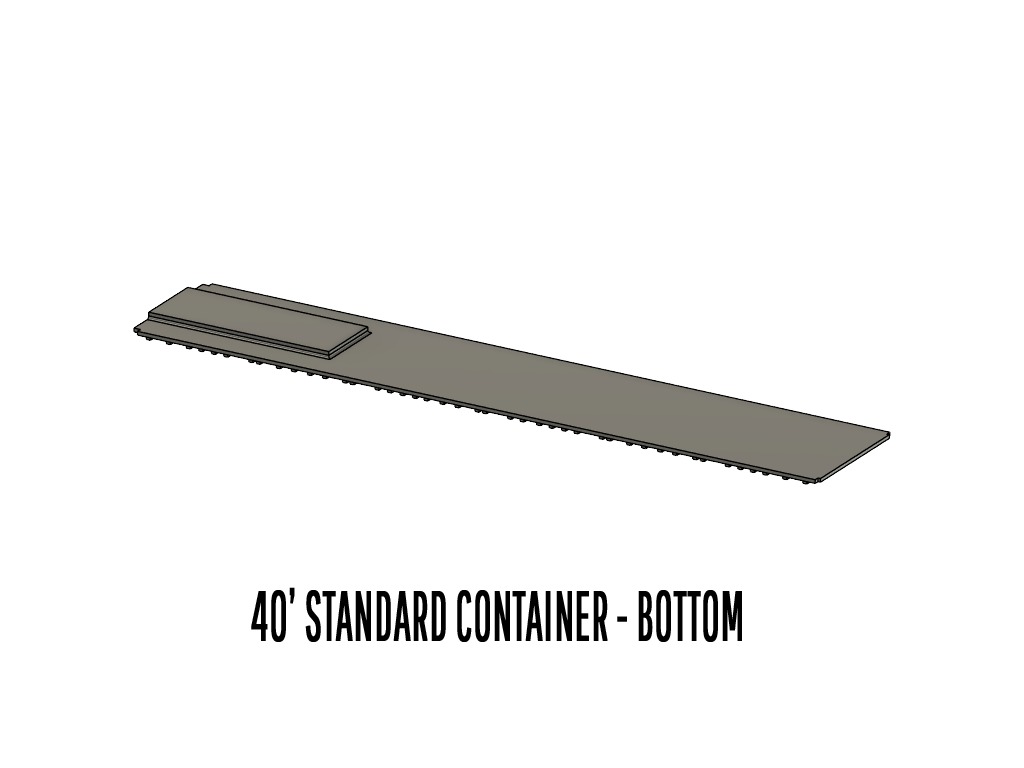 CARGO-0007 Container ISO standard H0-scale 8 items 3D print model_23