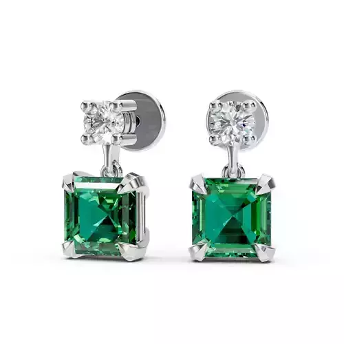 Happy Emerald Earrings