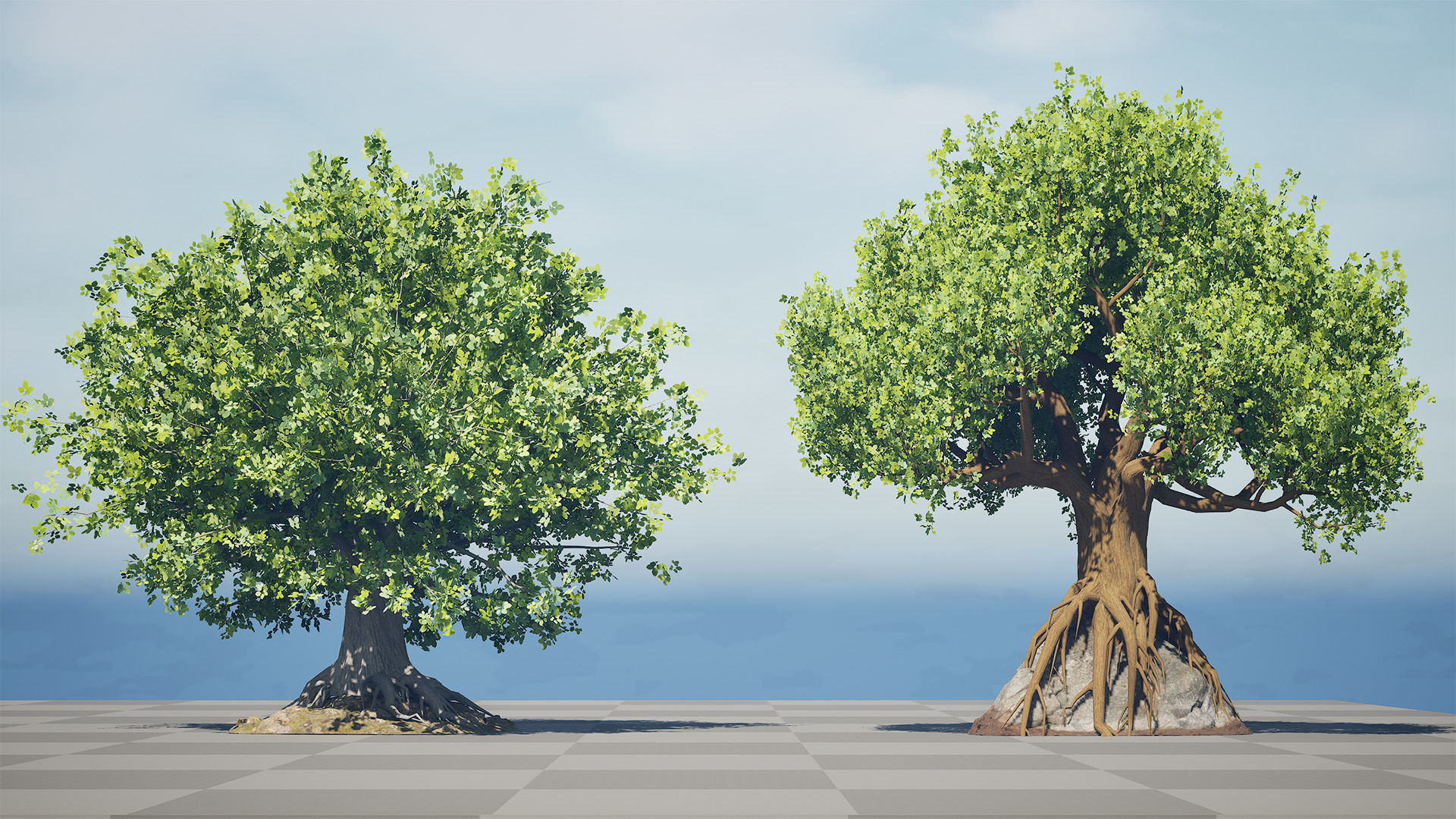 Stylized World Tree 3D Models Low-poly 3D model_2