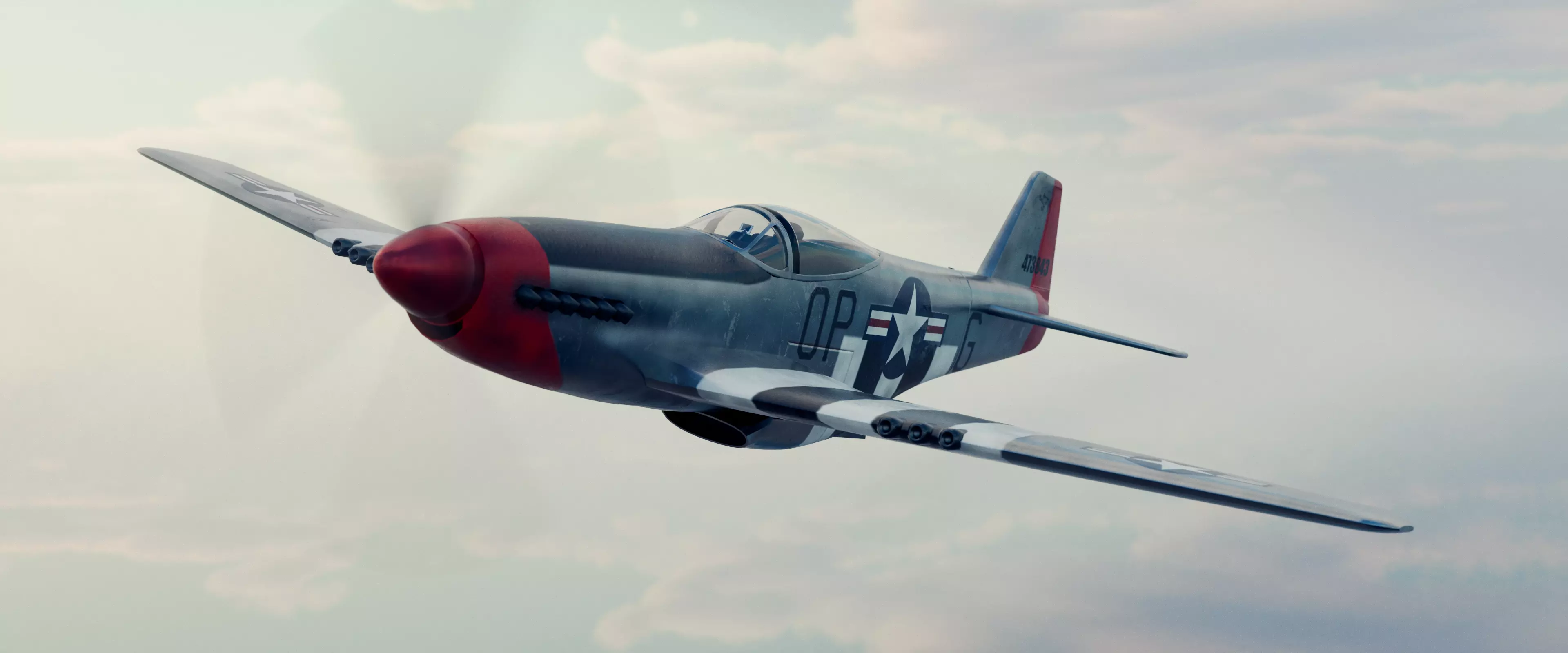 P-51D Mustang Free 3D model