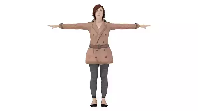 laos Female British Spy Low-poly 3D model laos Female British Spy Low-poly 3D model