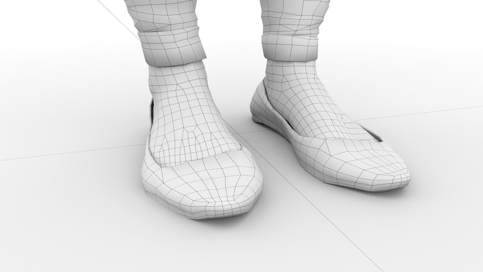 laos Female British Spy Low-poly 3D model_12