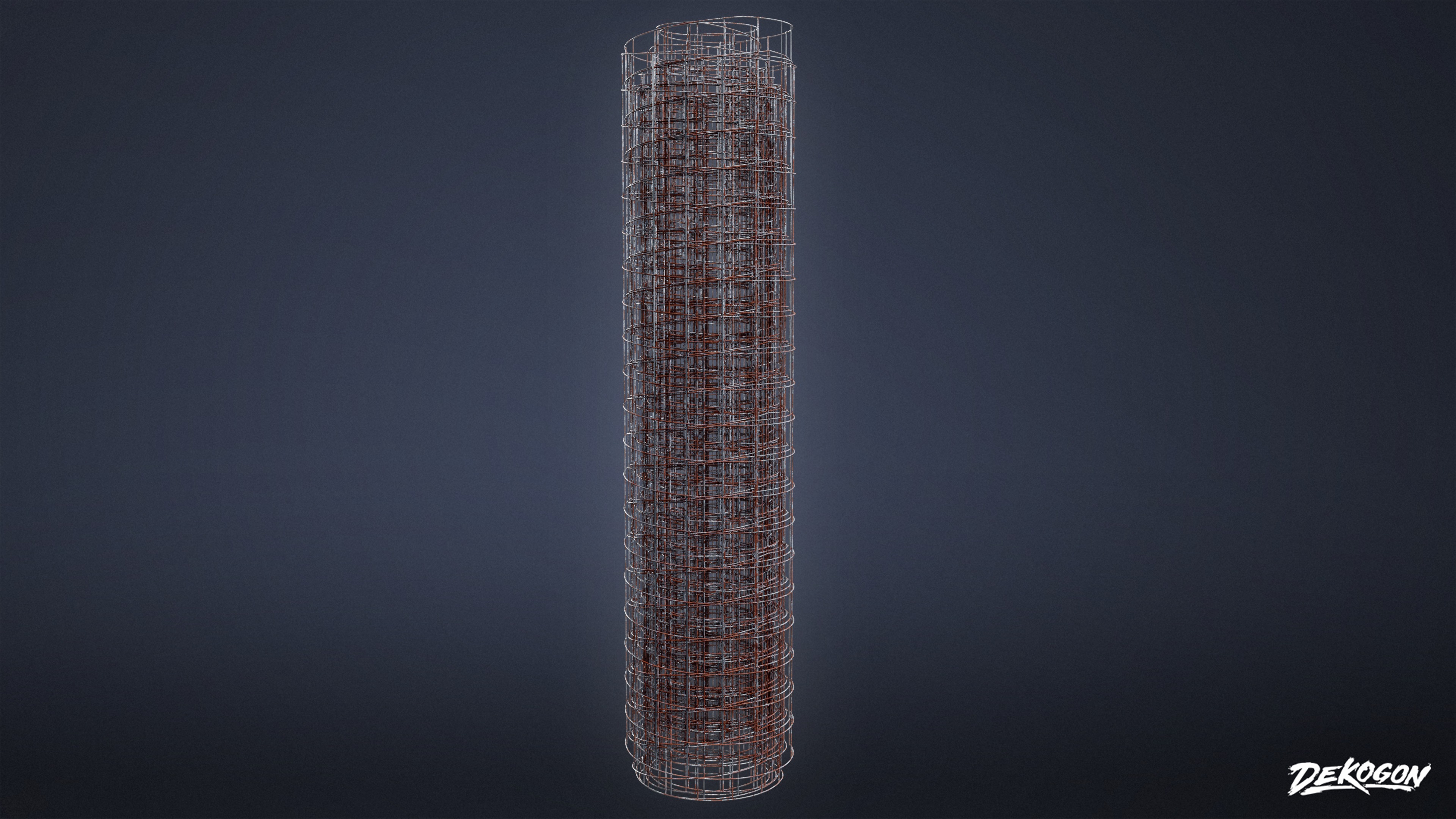 JOBSITE - Rolled Wire 01 - LOW POLY AND NANITE Low-poly 3D model_5