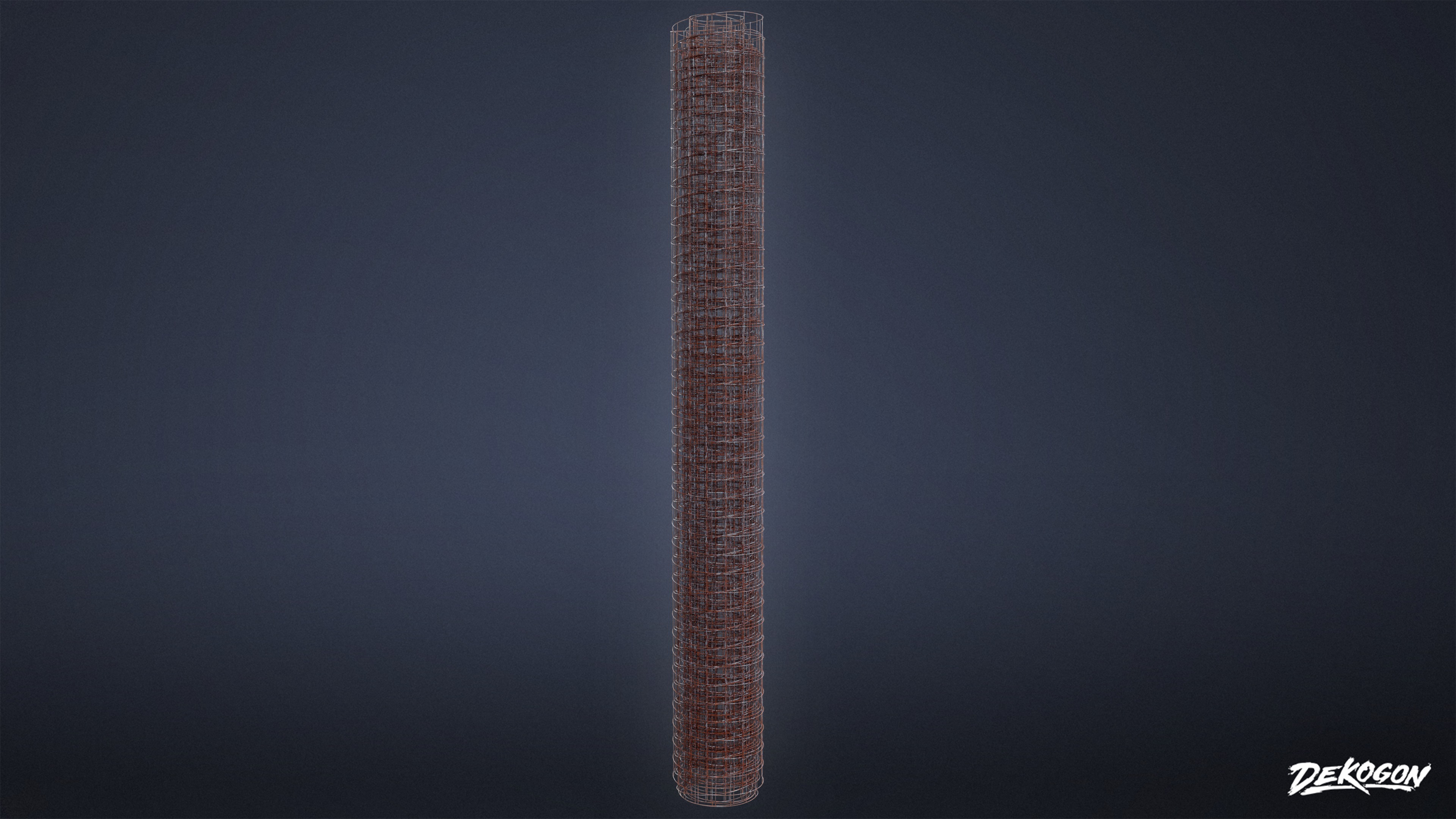 JOBSITE - Rolled Wire 01 - LOW POLY AND NANITE Low-poly 3D model_4