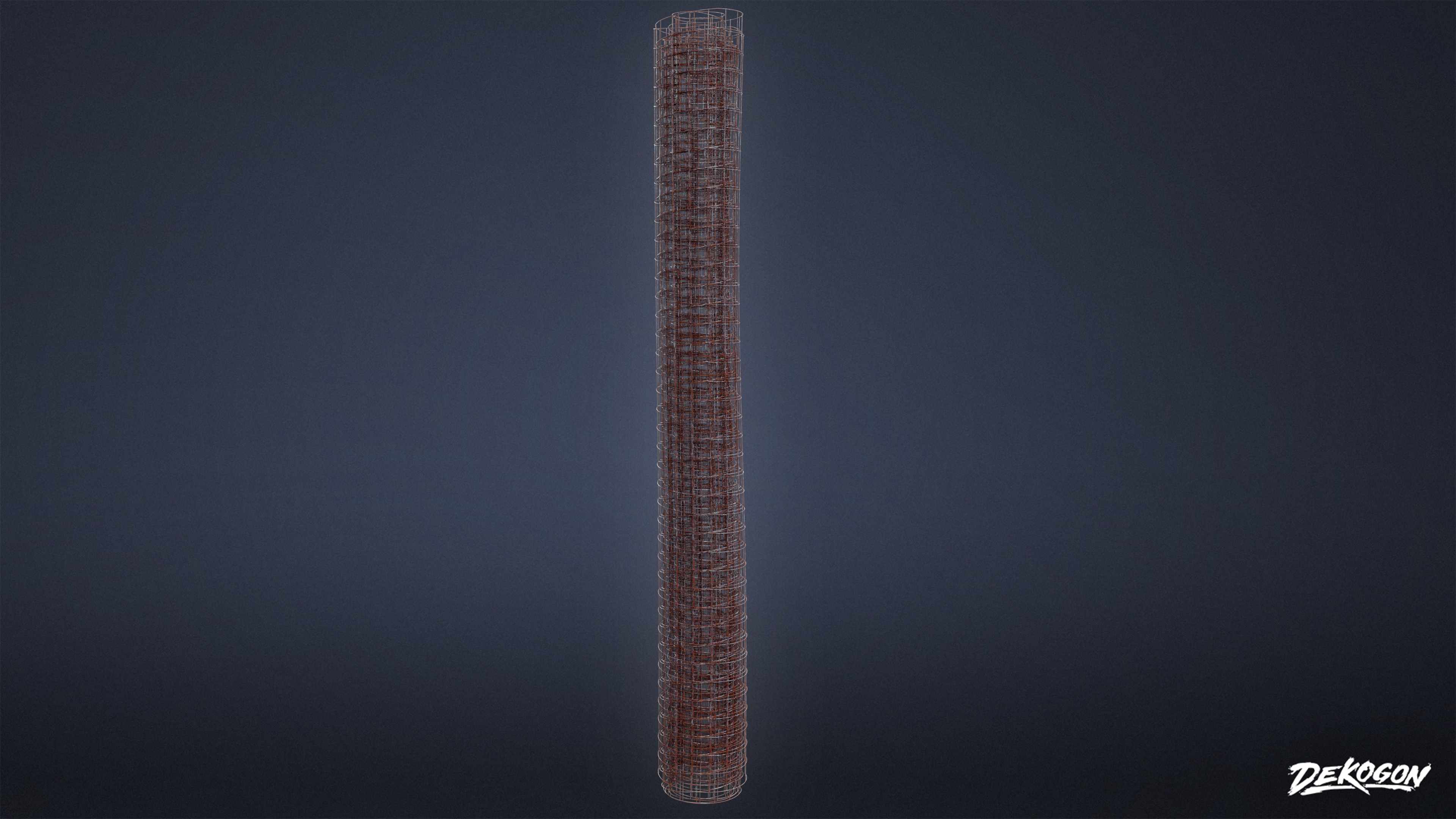 JOBSITE - Rolled Wire 01 - LOW POLY AND NANITE Low-poly 3D model_6