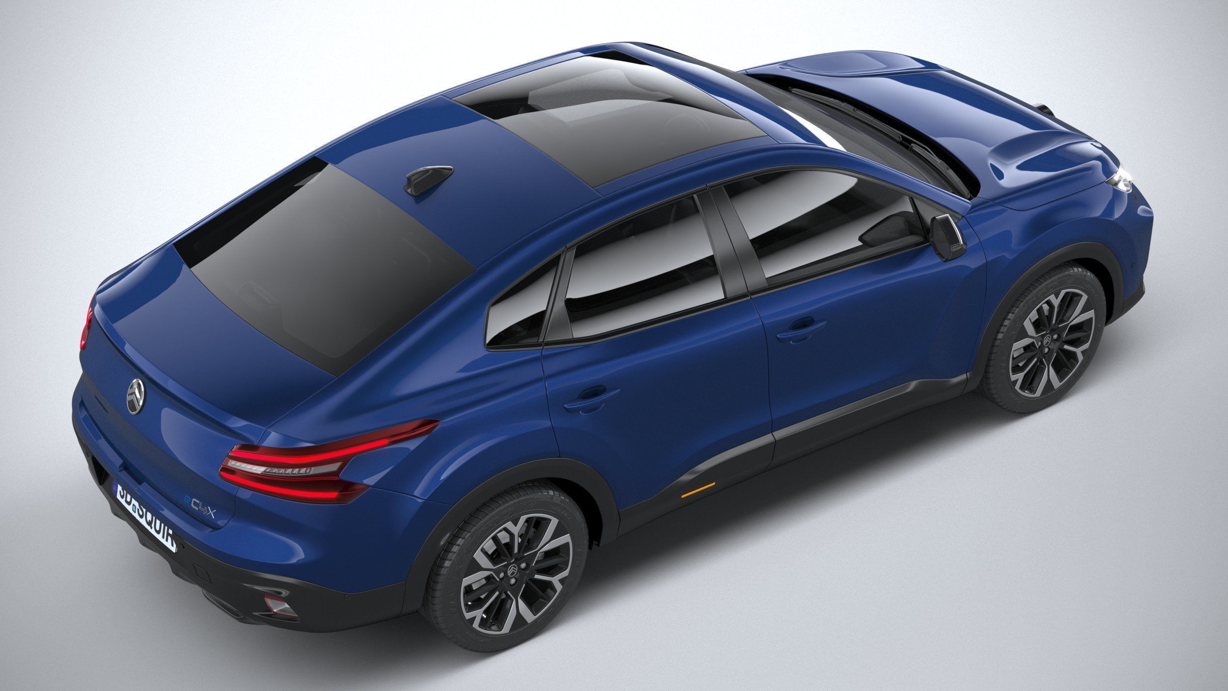 Citroen C4X 2025 3D model_10