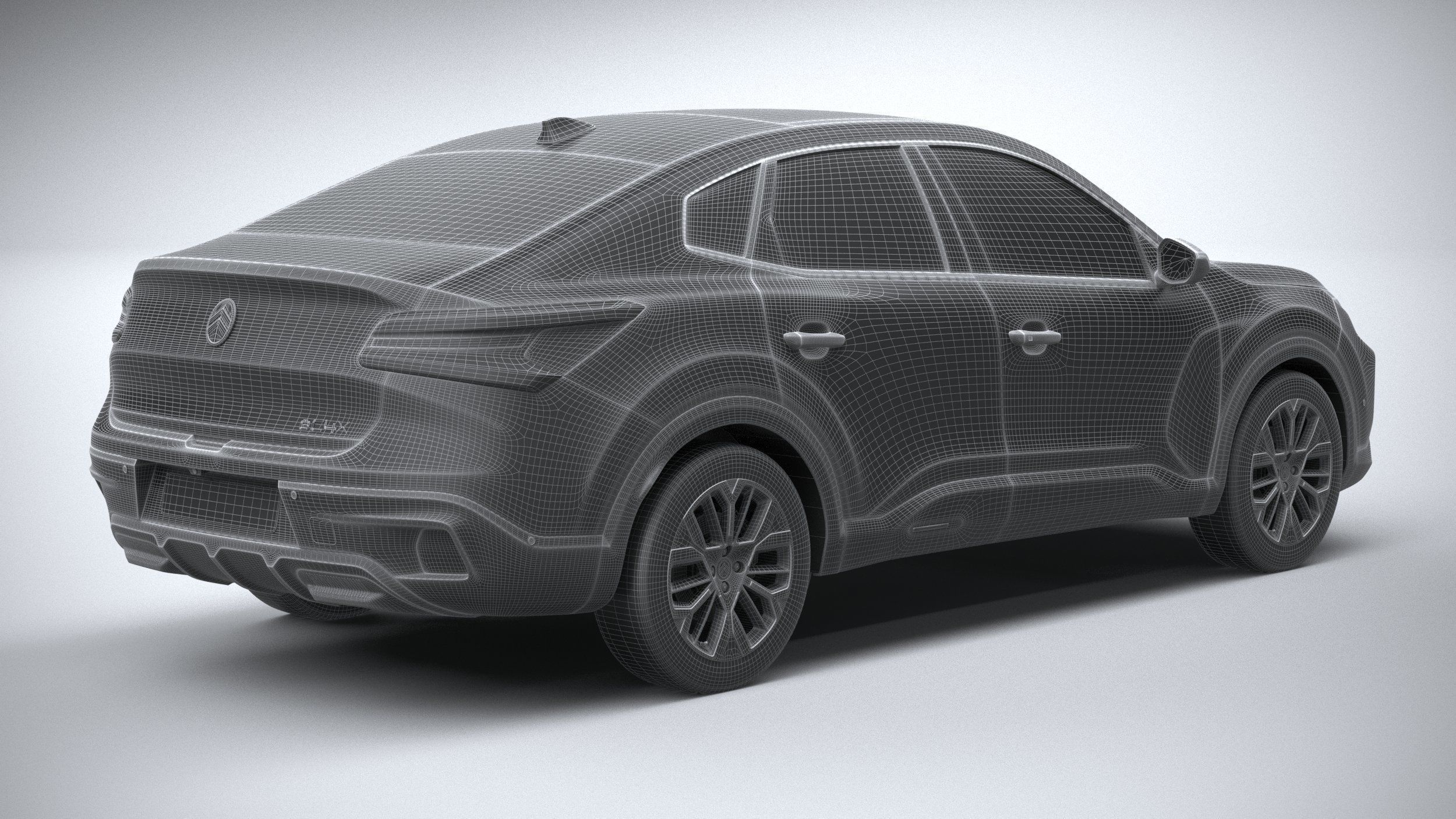 Citroen C4X 2025 3D model_27