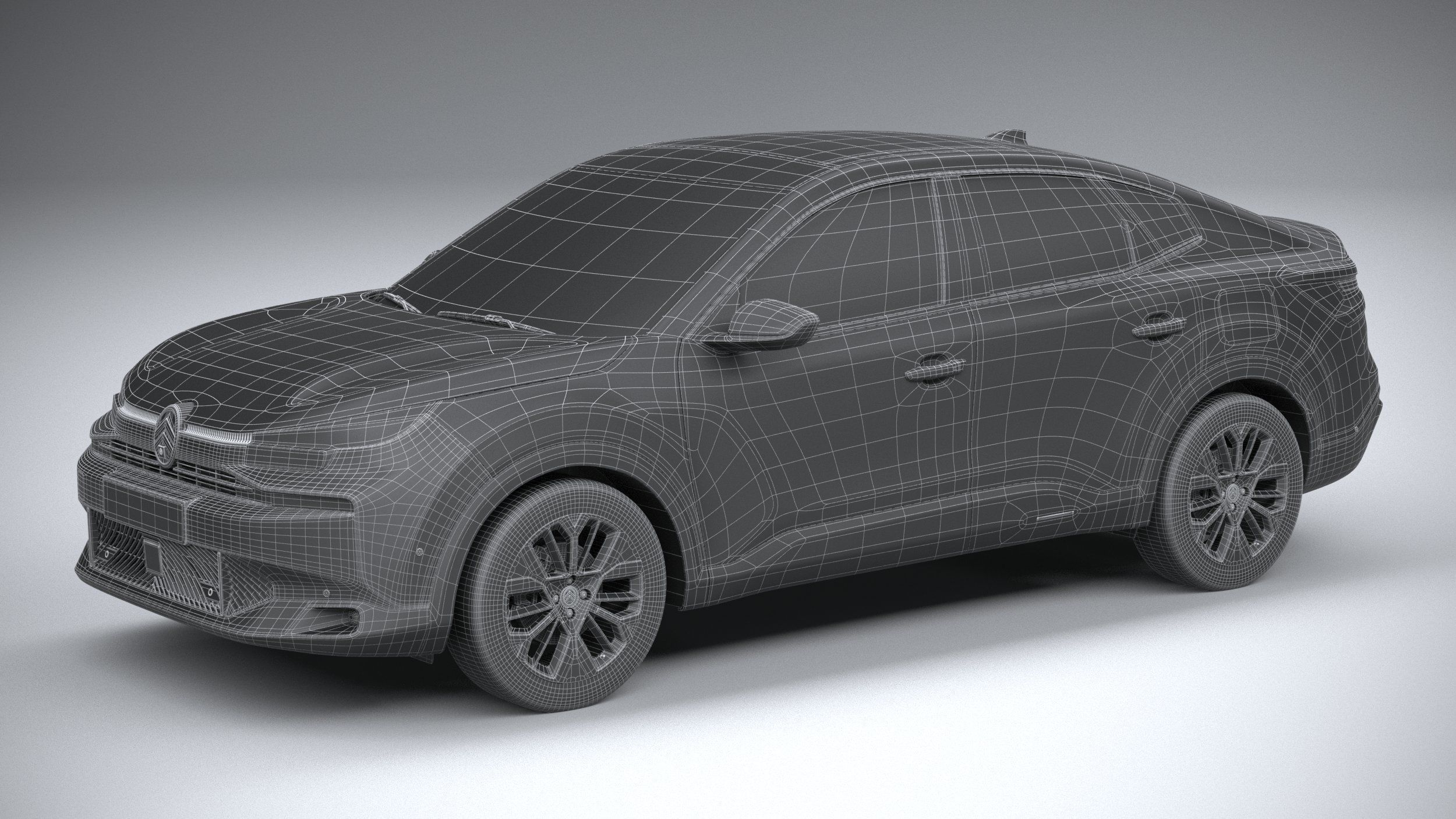 Citroen C4X 2025 3D model_28