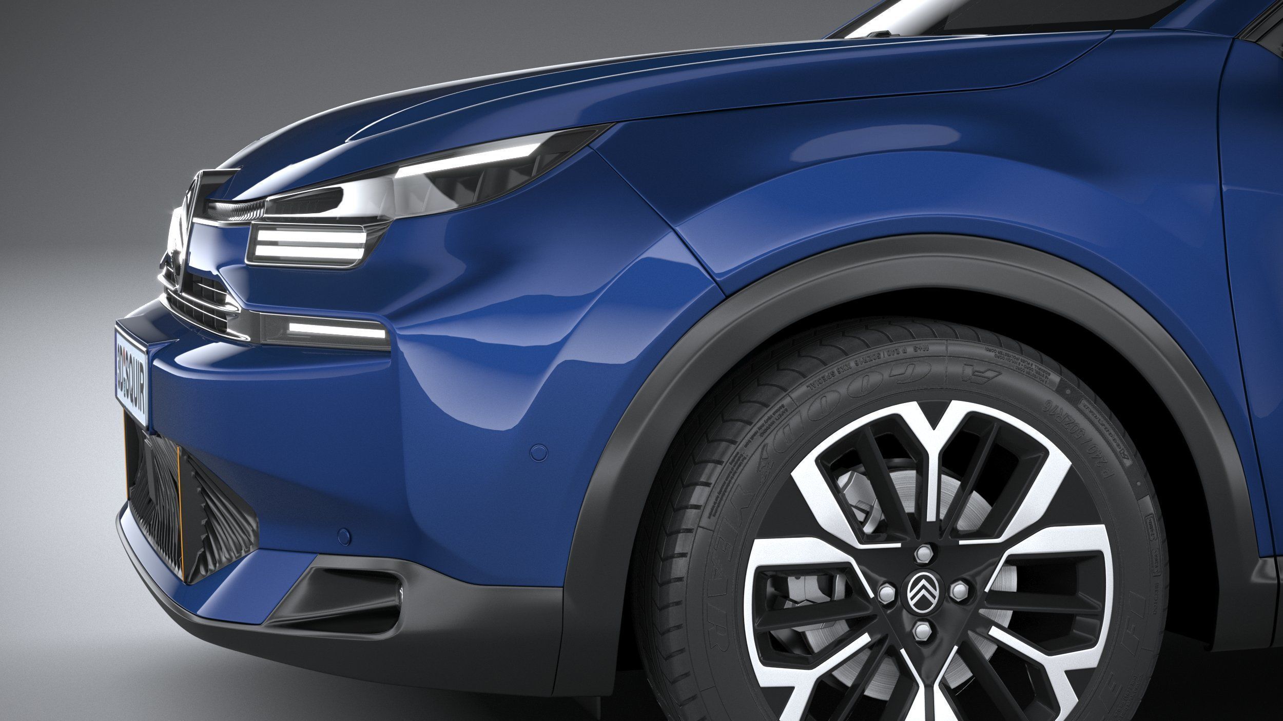 Citroen C4X 2025 3D model_3