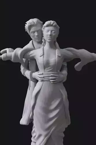Jack and Rose - Titanic Movie 3D print model