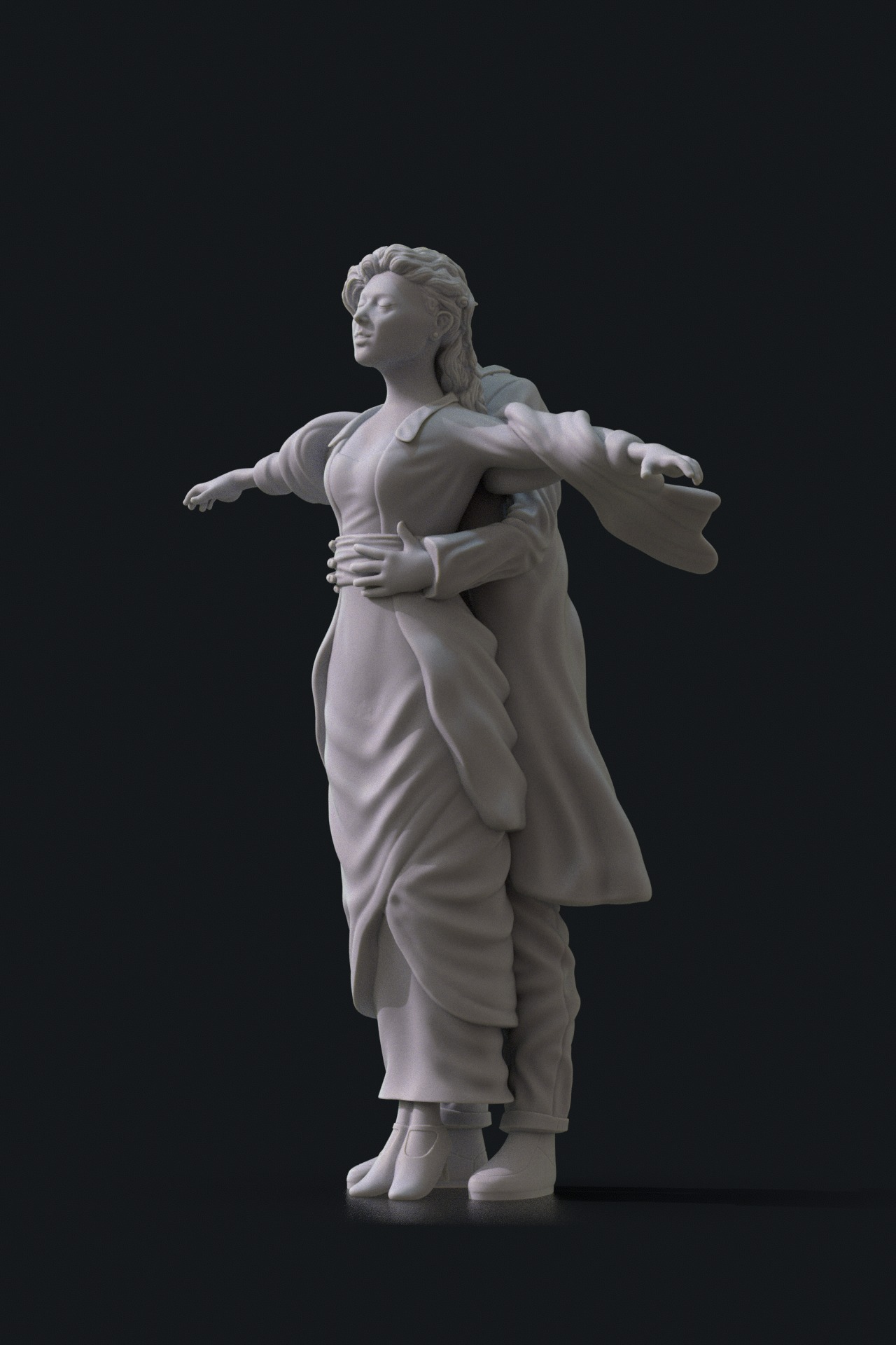 Jack and Rose - Titanic Movie 3D print model_3