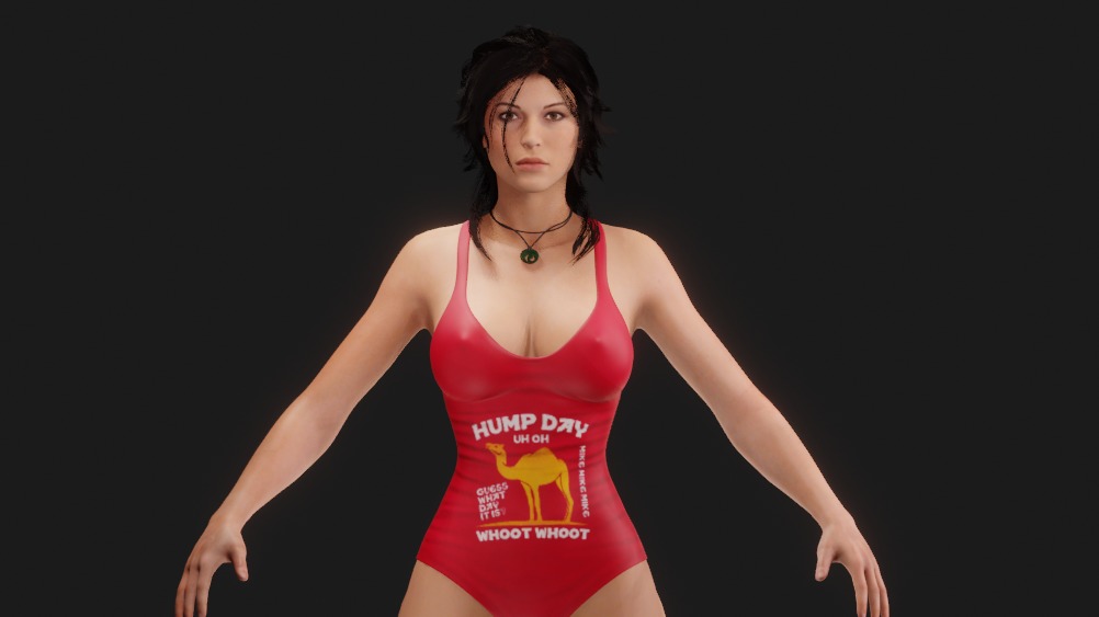 Tomb Raider  Hump Day Swimsuit 3D model_7
