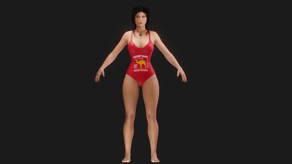 Tomb Raider  Hump Day Swimsuit 3D model_1