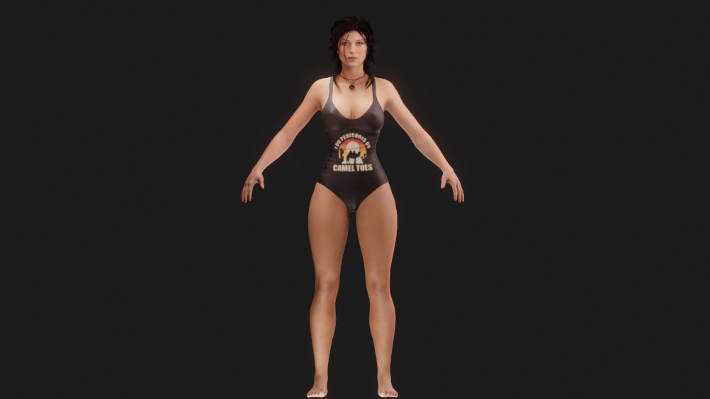 Tomb Raider  Hump Day Swimsuit 3D model_15