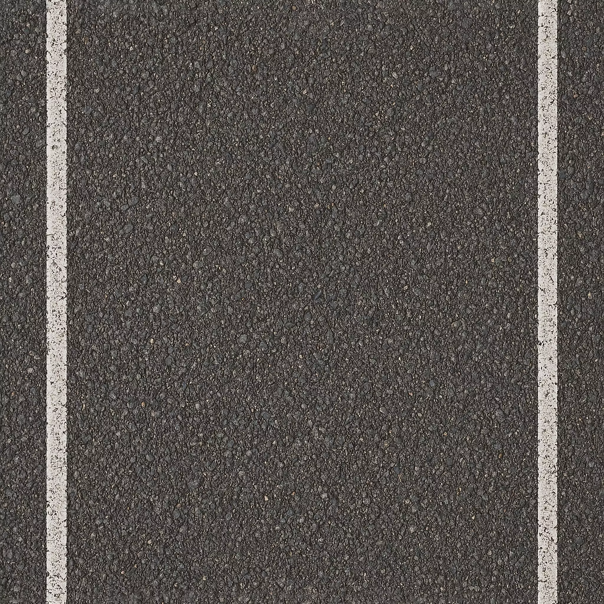 Single Lane Road PBR Texture Texture