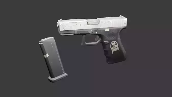 Glock 19 gravur model and desert eagle