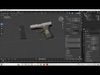 Glock 19 gravur model and desert eagle 3D model_1