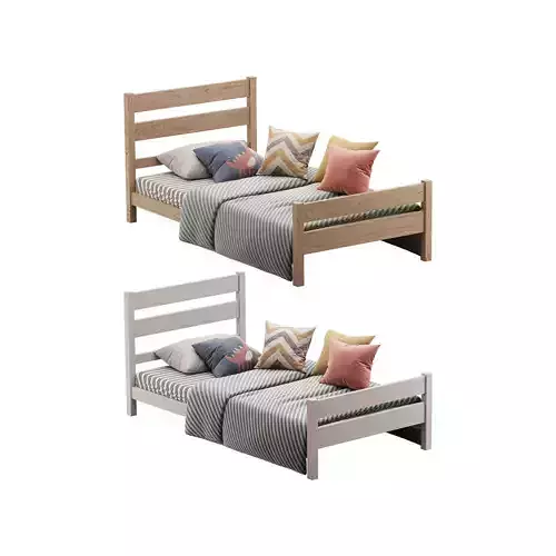 PAPROOS Twin Bed Frame for Kids