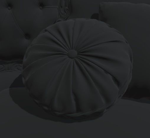 Baroque Classy Sofa by Modenese - High-End 3D Model Low-poly 3D model_11