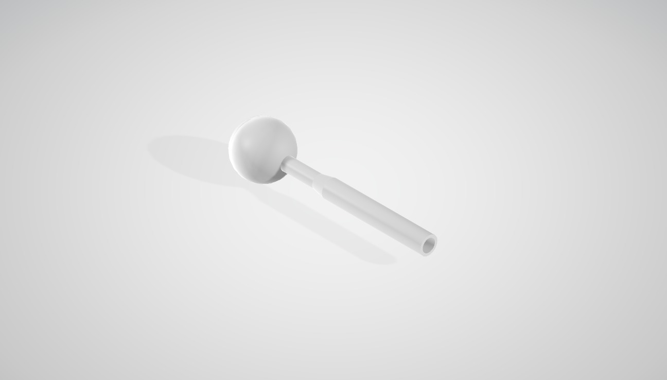 Generic round shift knob Free 3D model_1