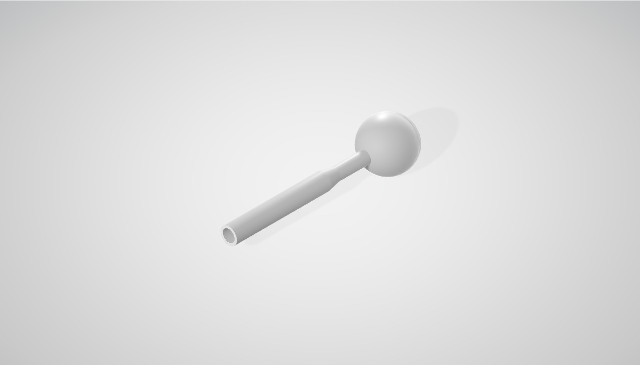 Generic round shift knob Free 3D model_2