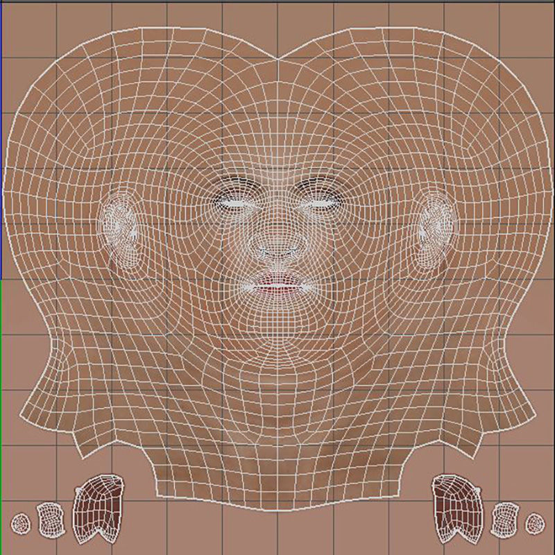 Alexa Chung Character 3D Model Low-poly 3D model_18