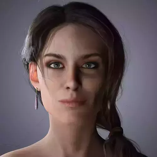Alexa Chung Character 3D Model