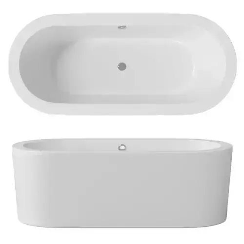 Bathtub Villeroy and Boch Loop and Friends Oval 3D model