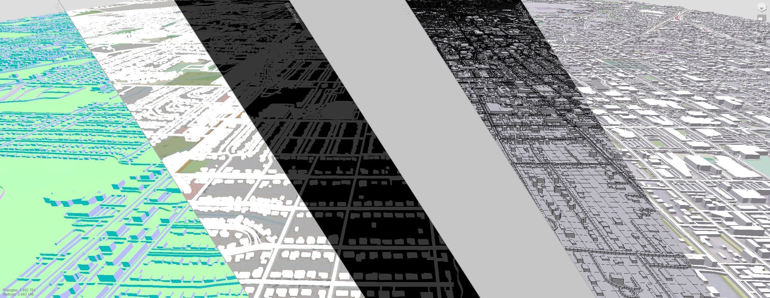 Cityscape Denton Texas USA 3D model_14