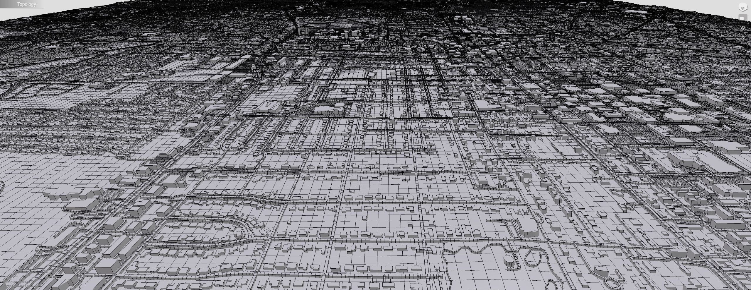 Cityscape Denton Texas USA 3D model_15