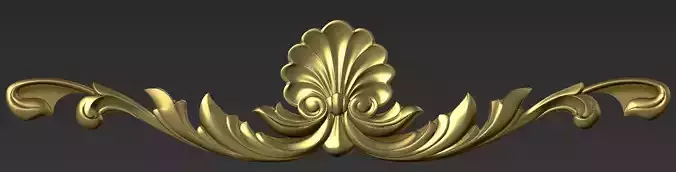 Decorative Scrolls 3d model DS02