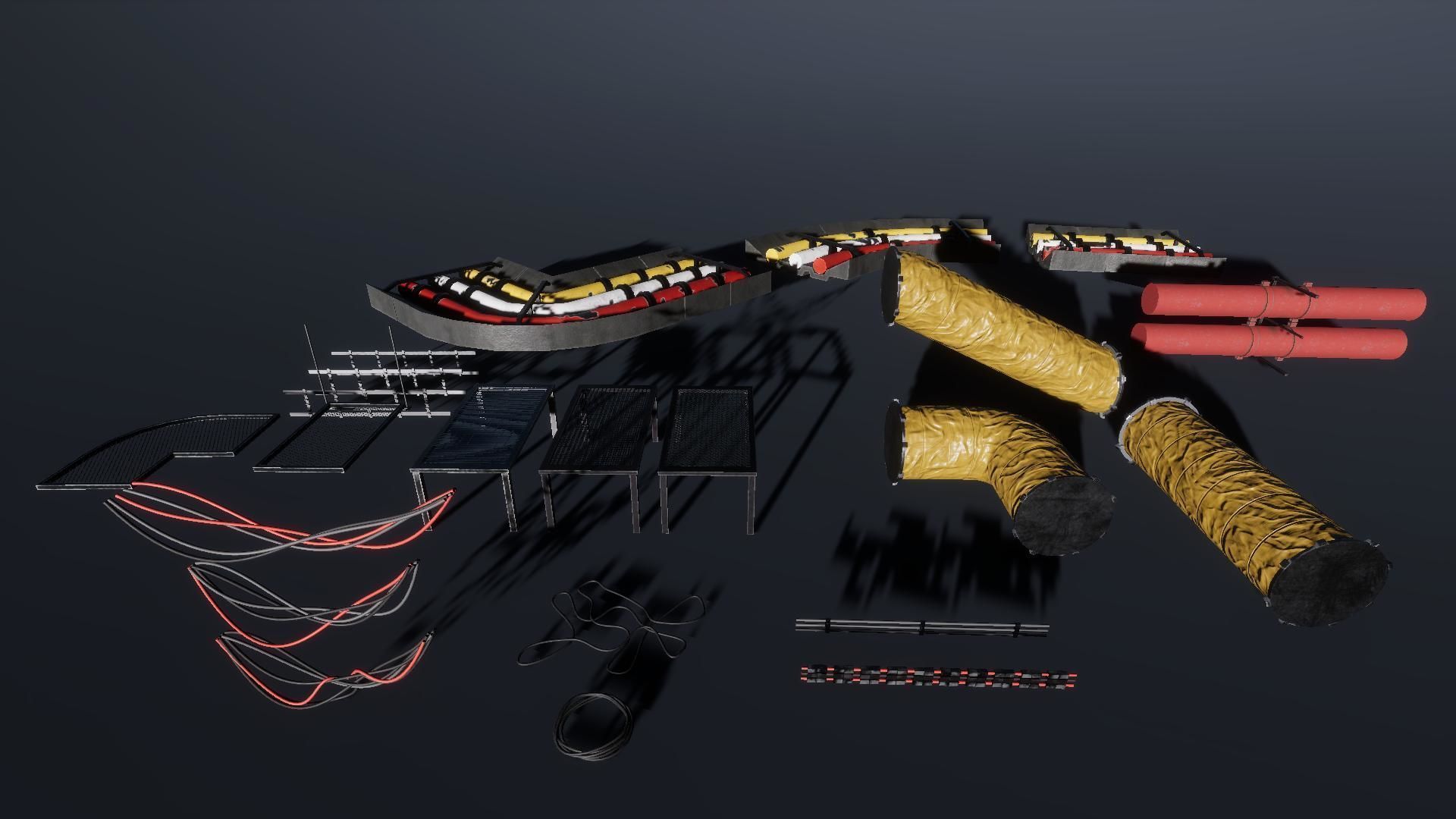 Game Ready Industrial Props Pack Low-poly 3D model_1