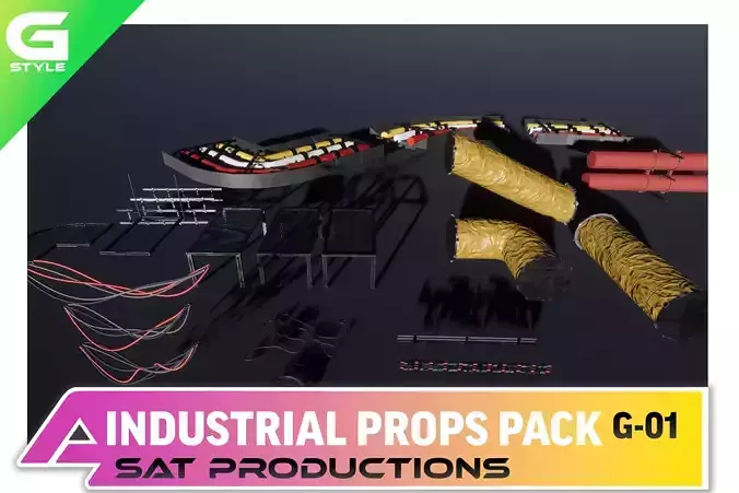Game Ready Industrial Props Pack