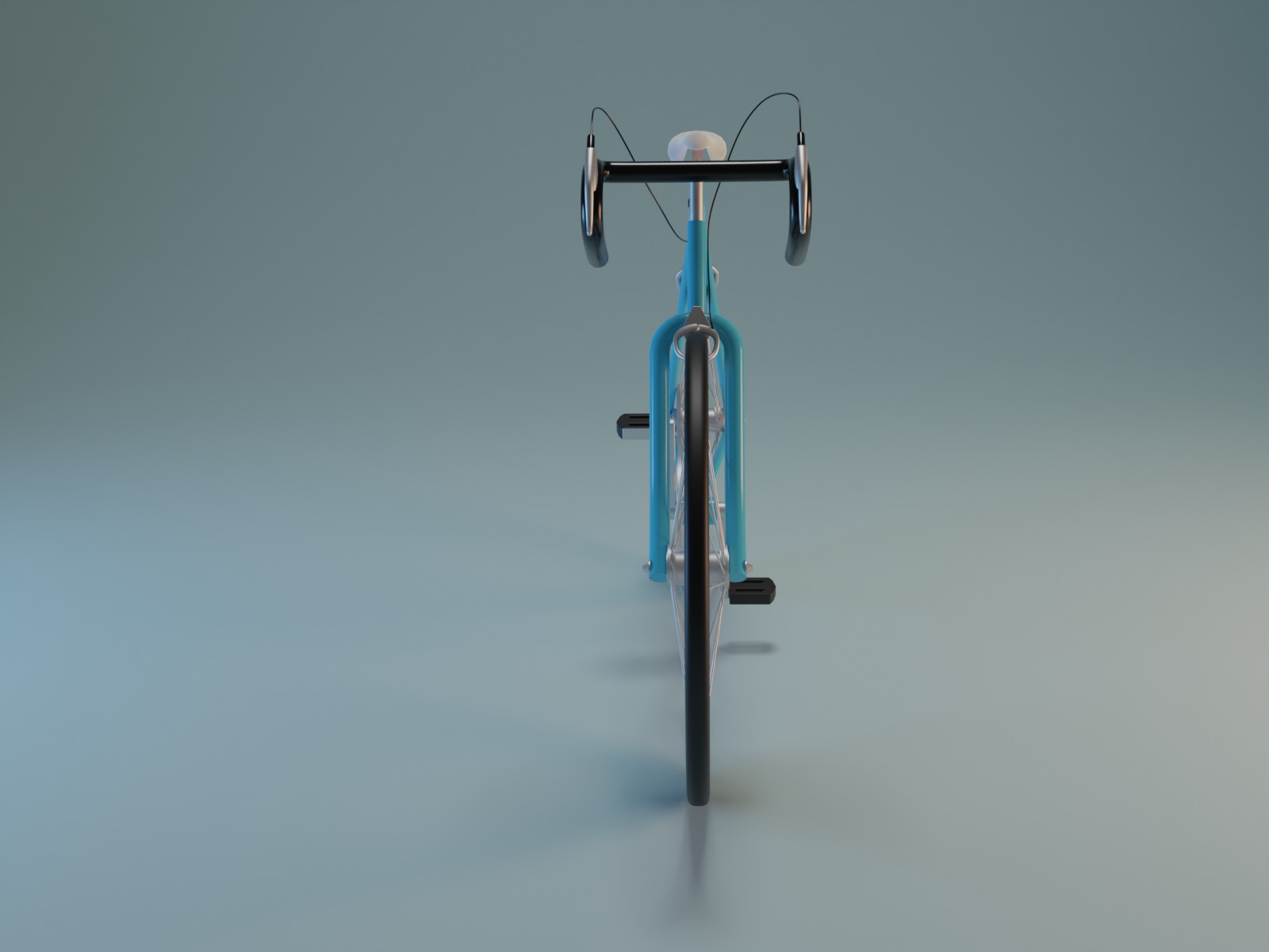 Low-Poly Bicycle Low-poly 3D model_4