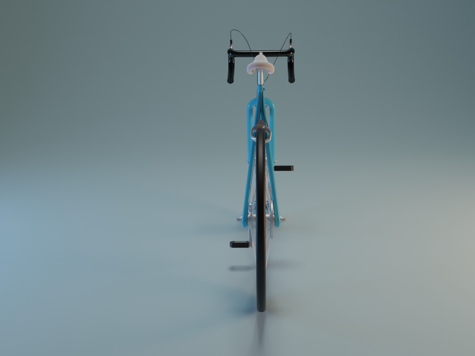 Low-Poly Bicycle Low-poly 3D model_5