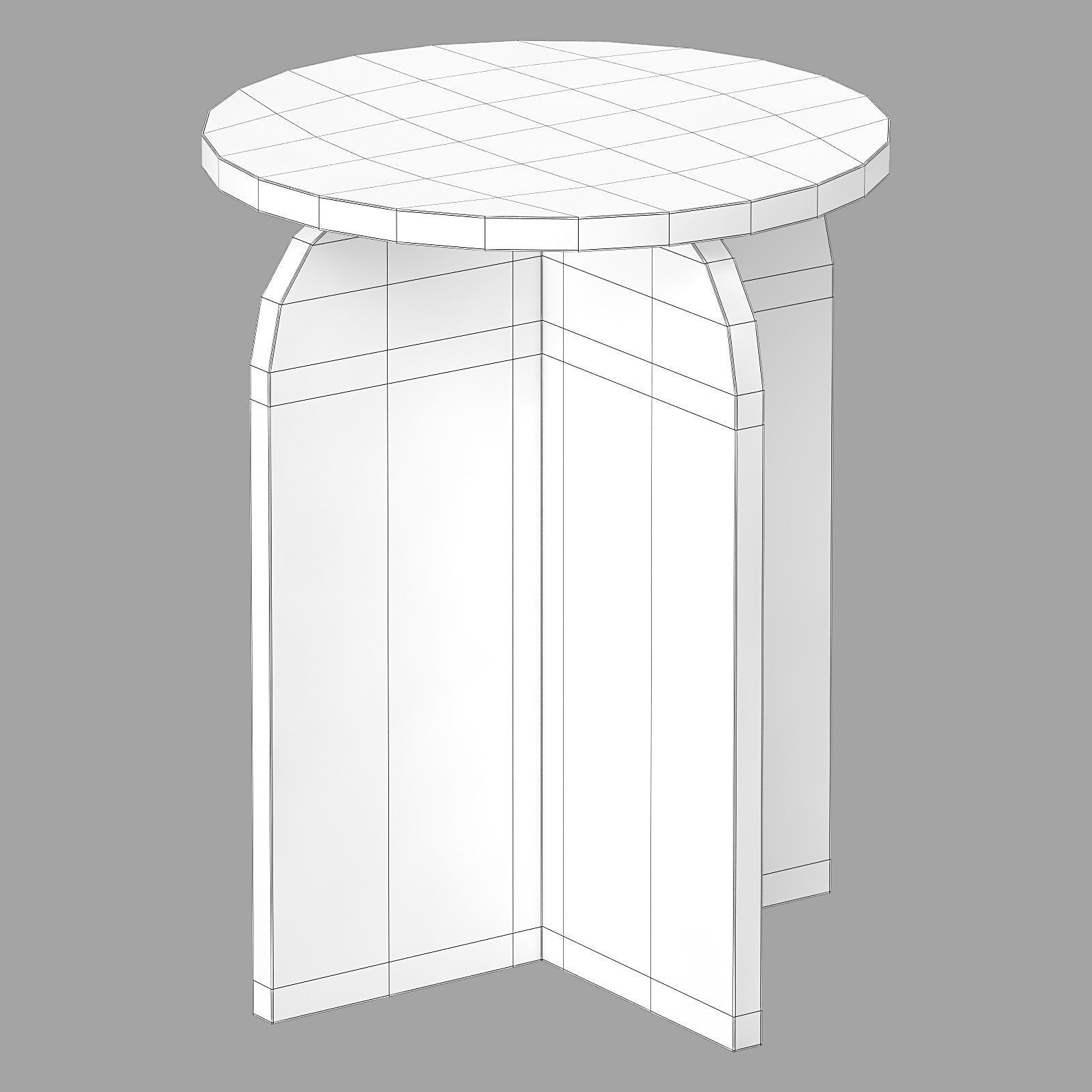 cult furniture coffee table set 1 3D model_8