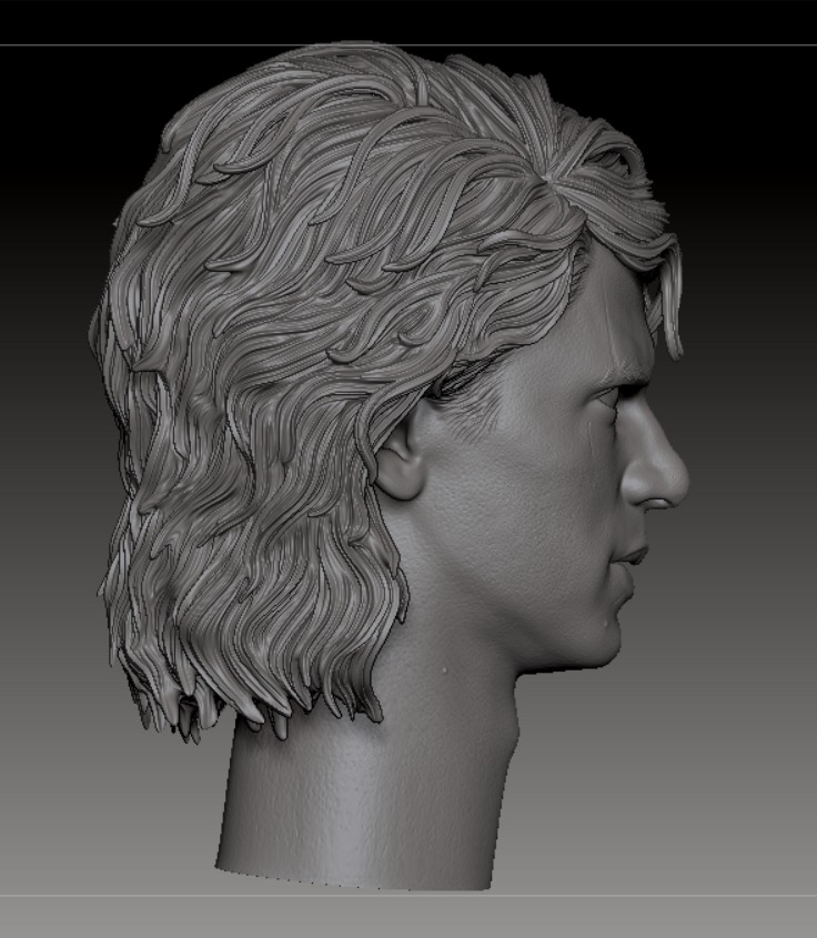 Anakin Skywalker - ROTS - Head Sculpt Files 3D print model_2