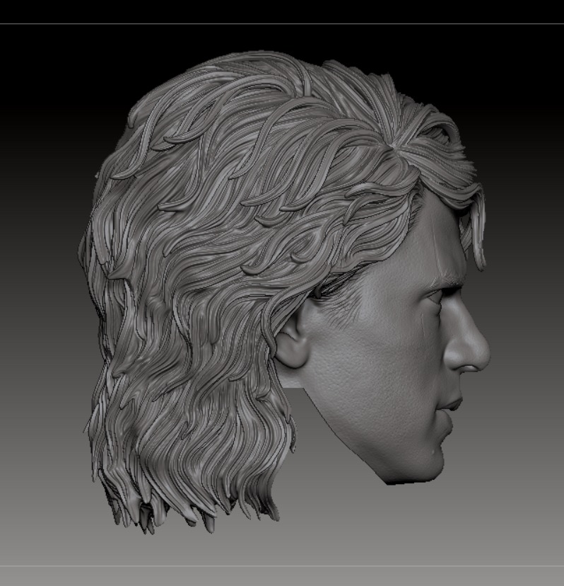 Anakin Skywalker - ROTS - Head Sculpt Files 3D print model_18