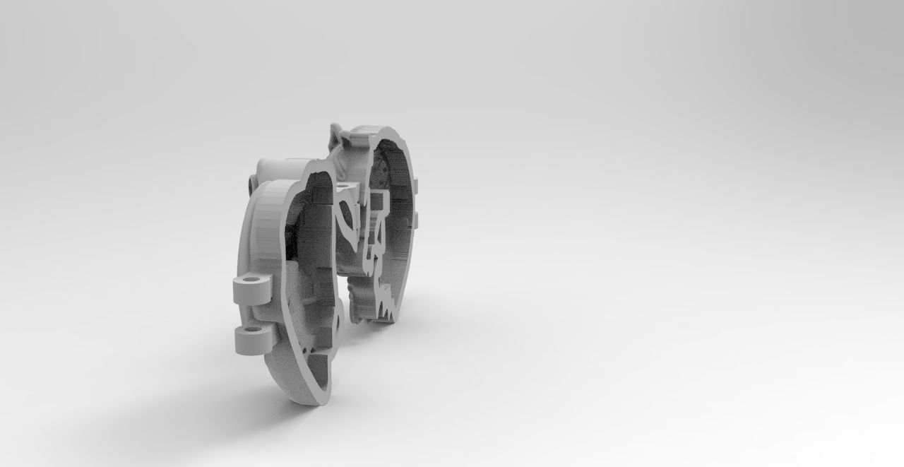 caballo toro centro pulcera  3D print model_5