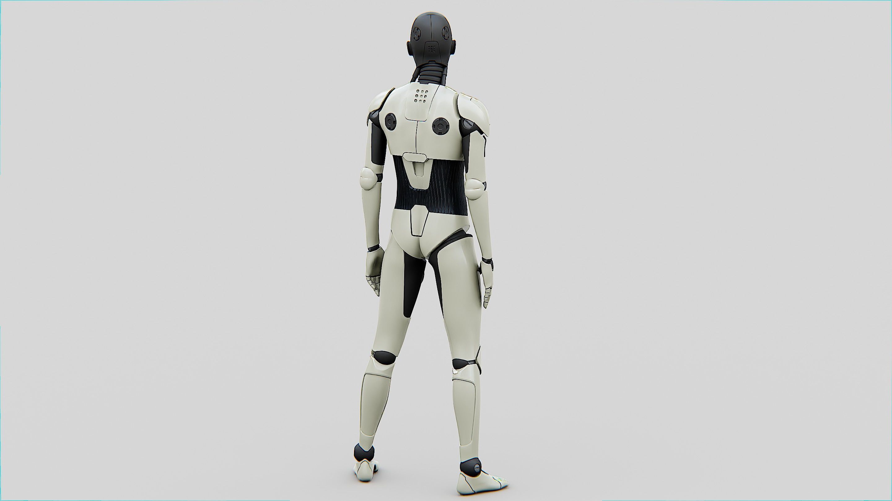 HUMANOID ORPHEUS  Rigged for Unreal Engine - Unity - MIXAMO 3D model_15