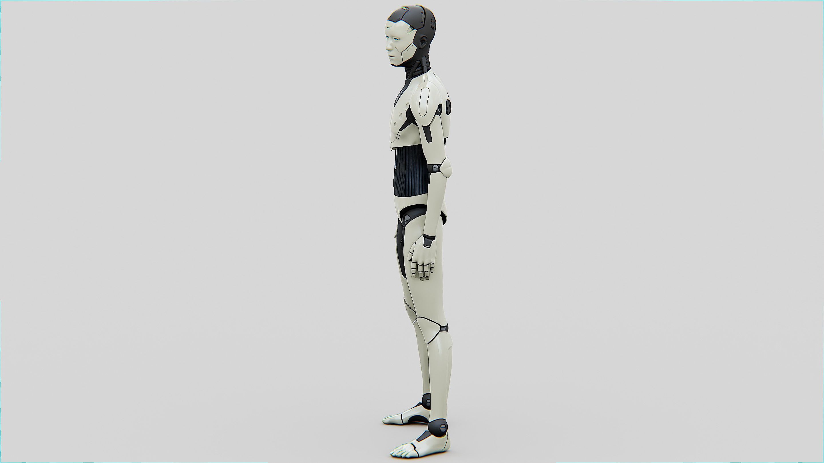 HUMANOID ORPHEUS  Rigged for Unreal Engine - Unity - MIXAMO 3D model_7