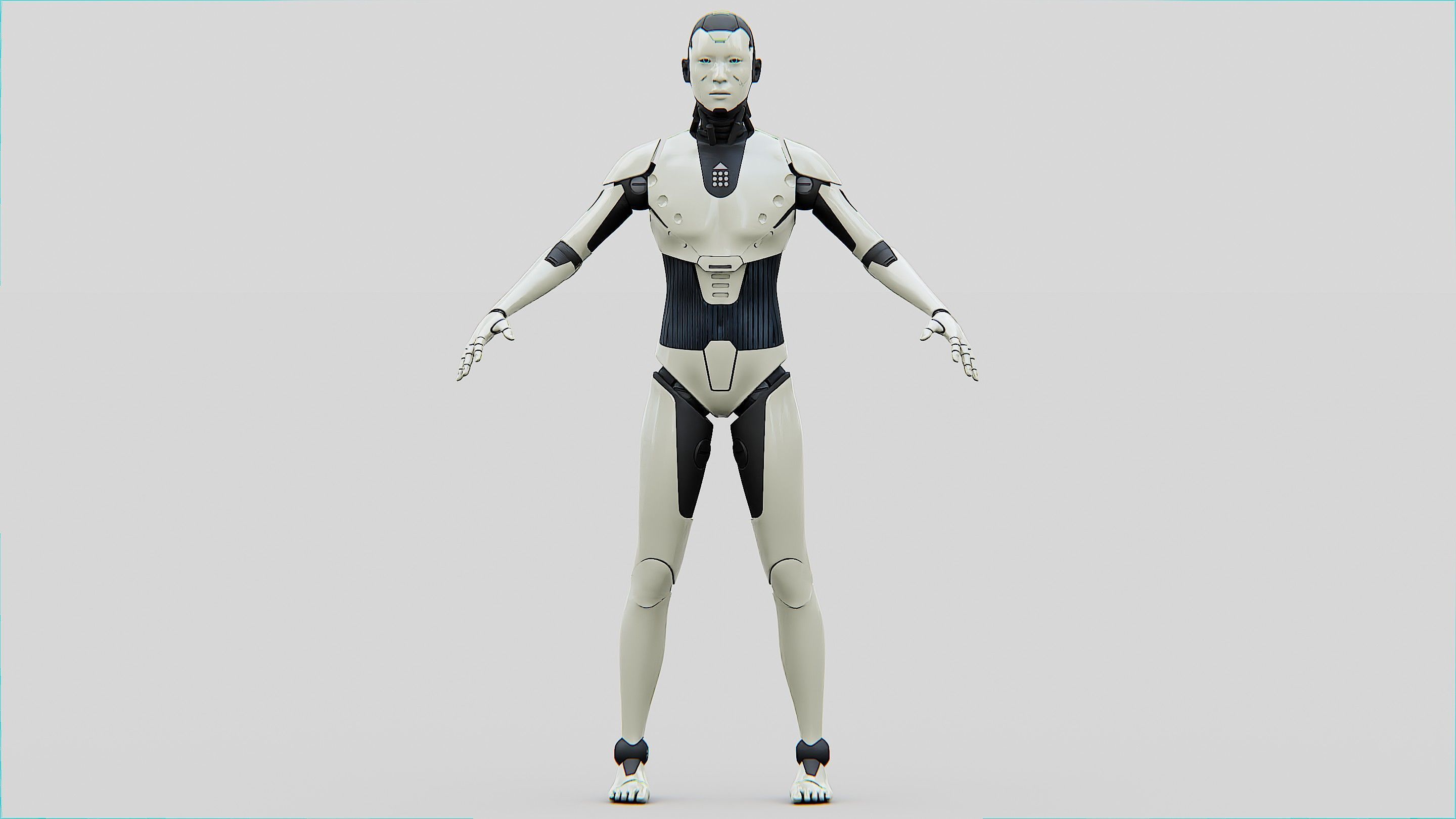 HUMANOID ORPHEUS  Rigged for Unreal Engine - Unity - MIXAMO 3D model_30