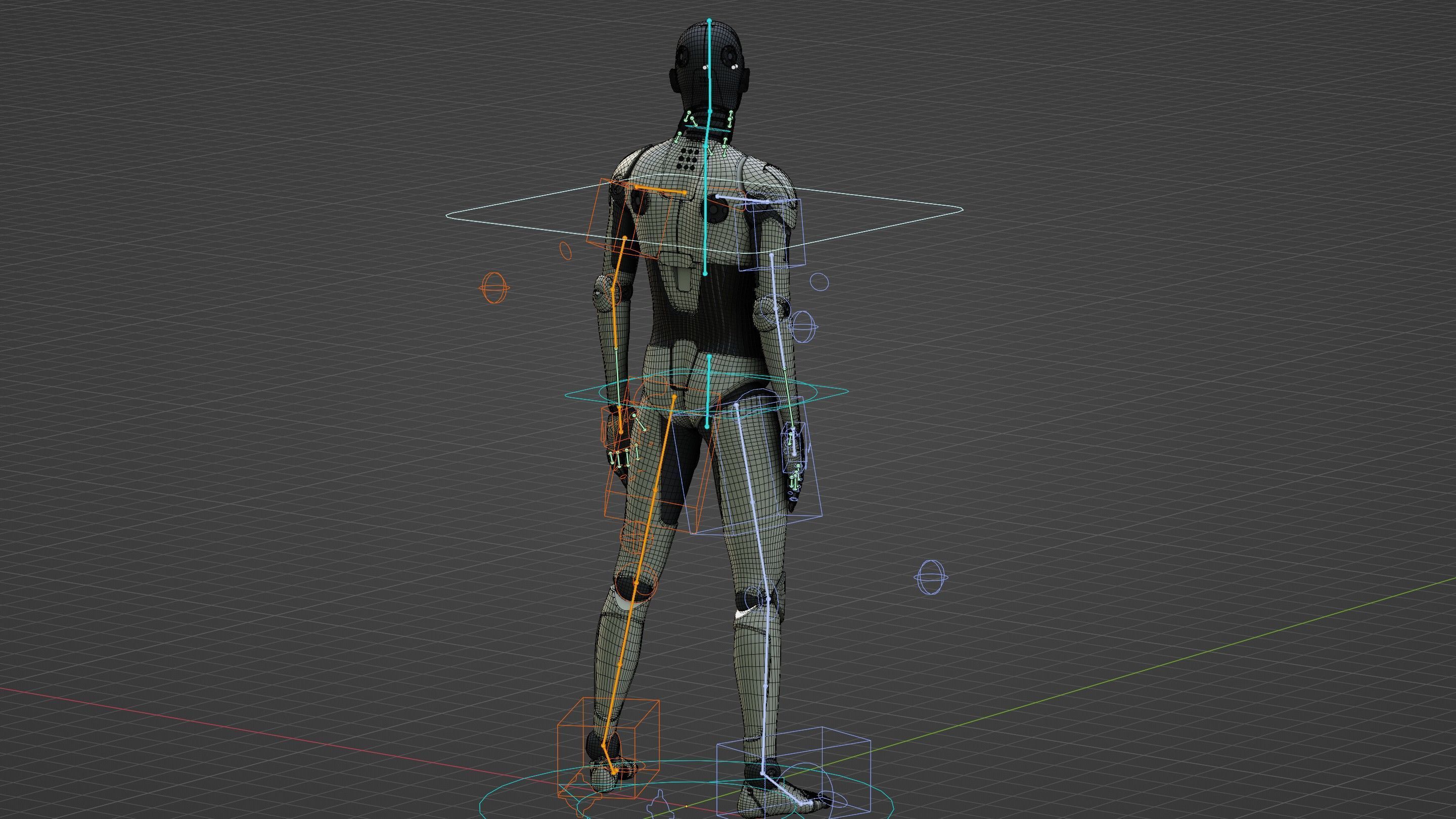 HUMANOID ORPHEUS  Rigged for Unreal Engine - Unity - MIXAMO 3D model_38